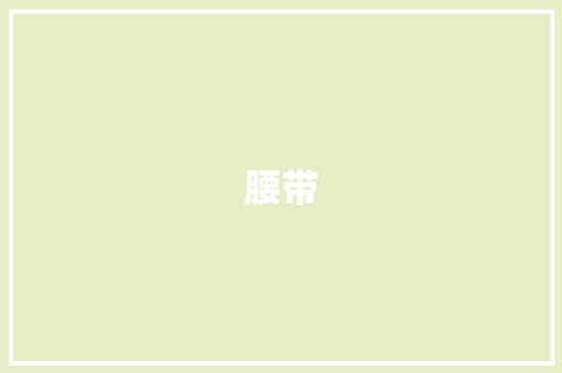 腰带